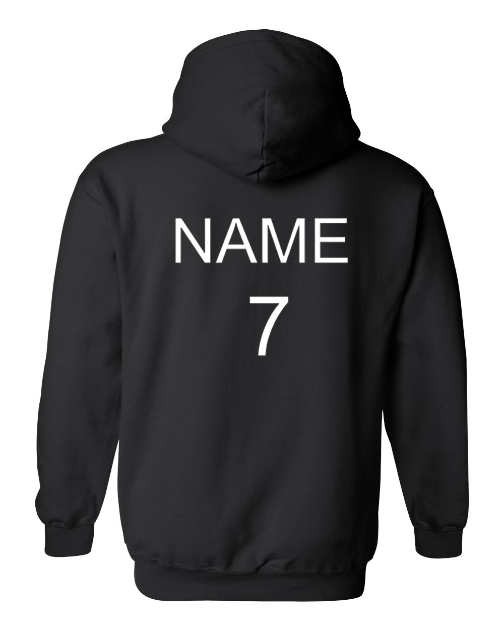 SAS Black Basketball Team Hoodie w/Logo & Name/Number - Please Allow 2 ...