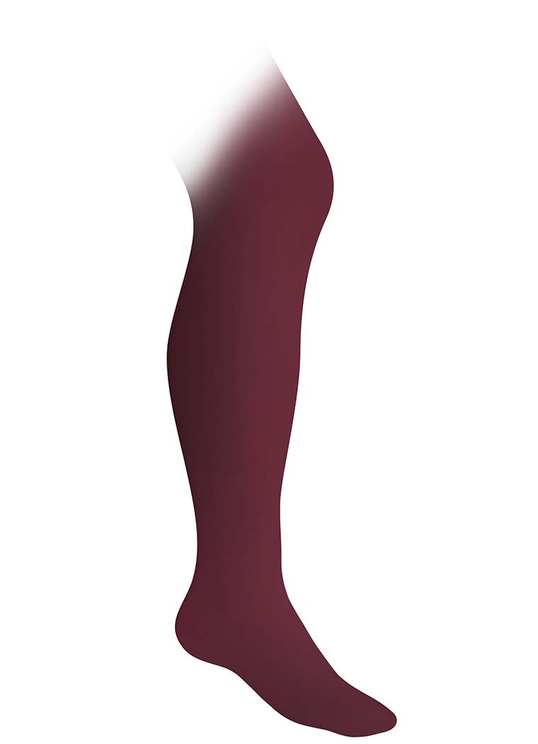 Maroon Cable Tights