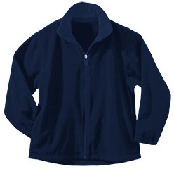 STAFF ICS Navy Full-Zip Microfleece w/ Logo - Please Allow 2-3 Weeks for Delivery
