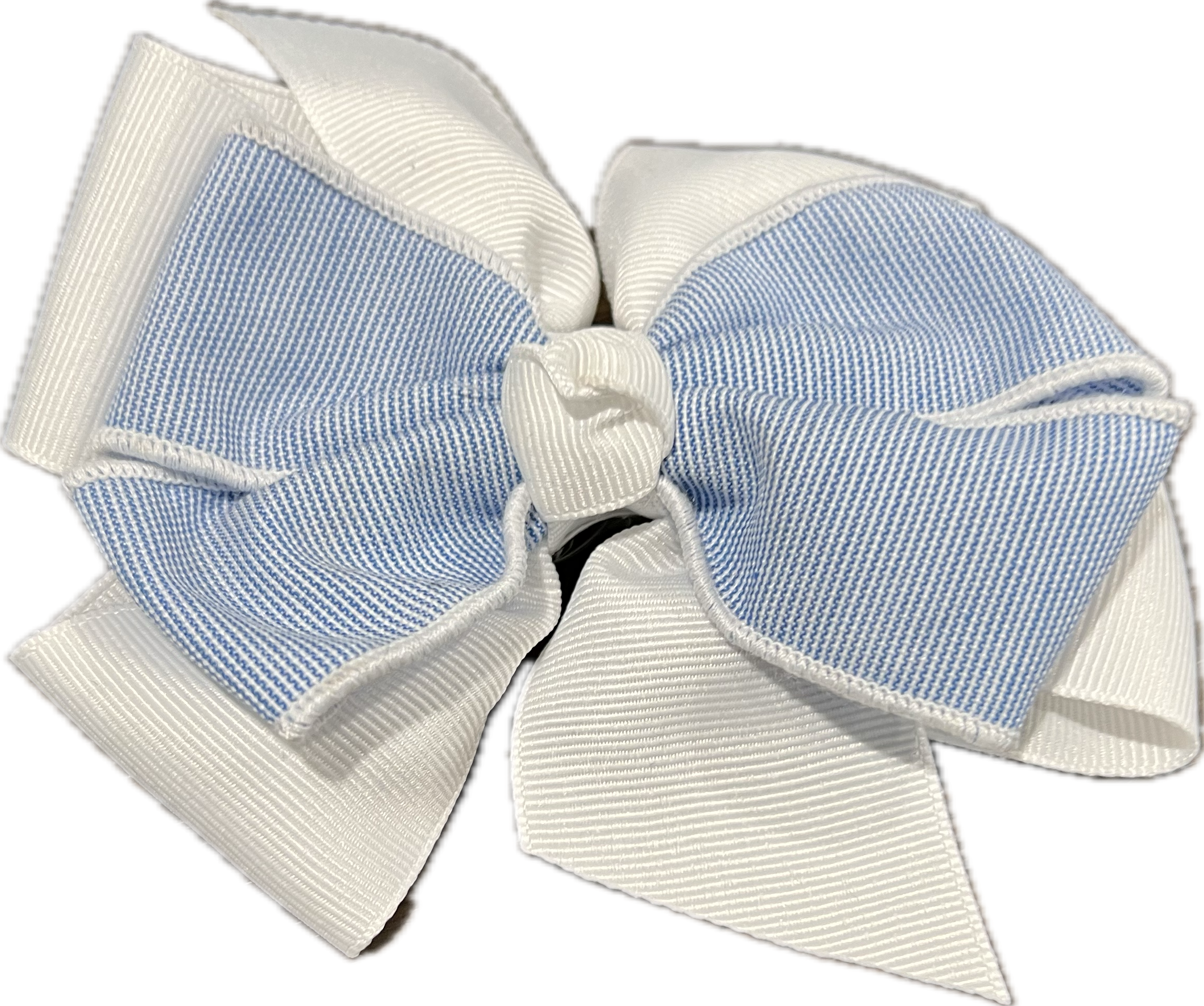 Plaid 02BL Bow with Ribbon