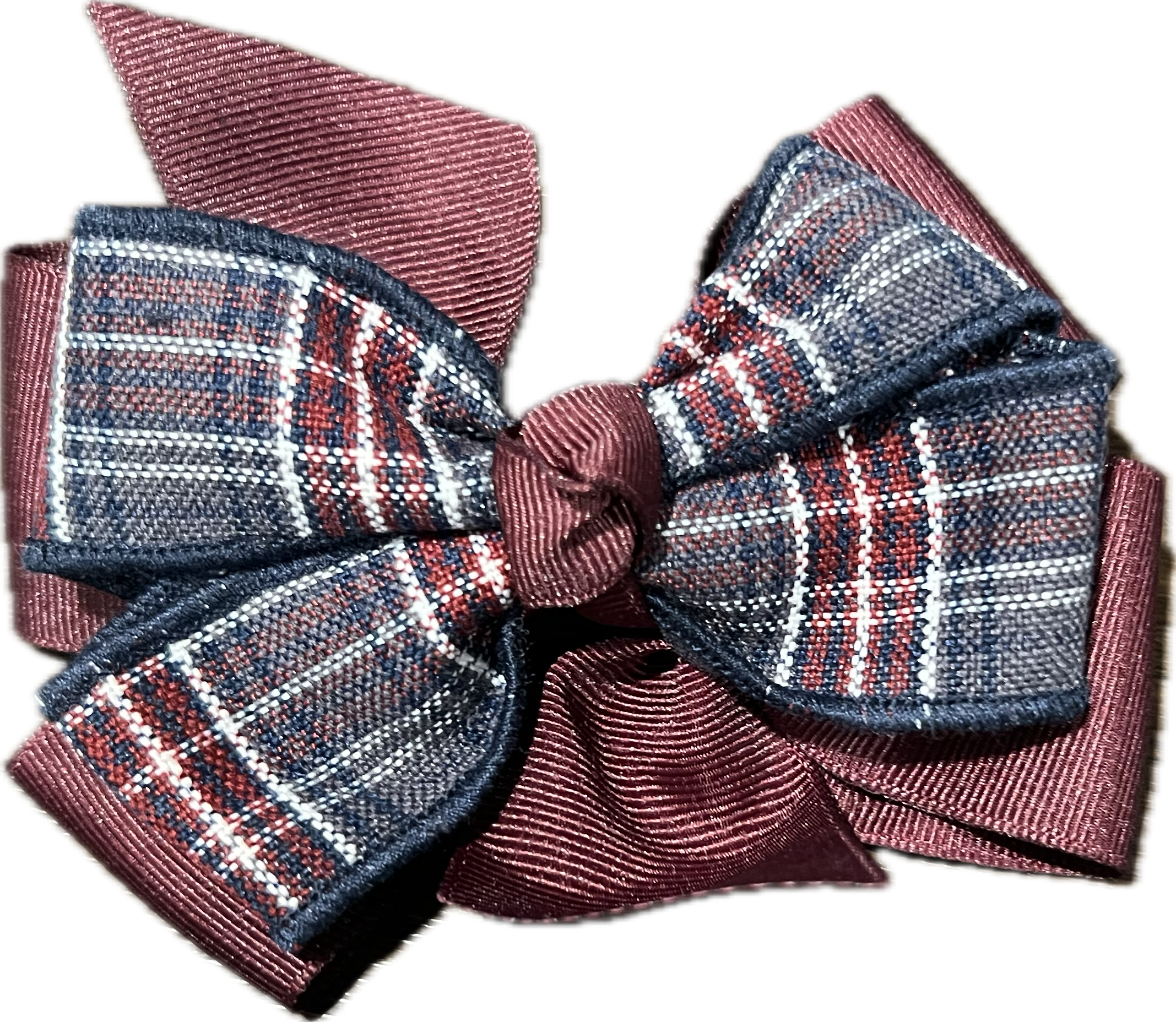 Plaid 06T Bow with Ribbon