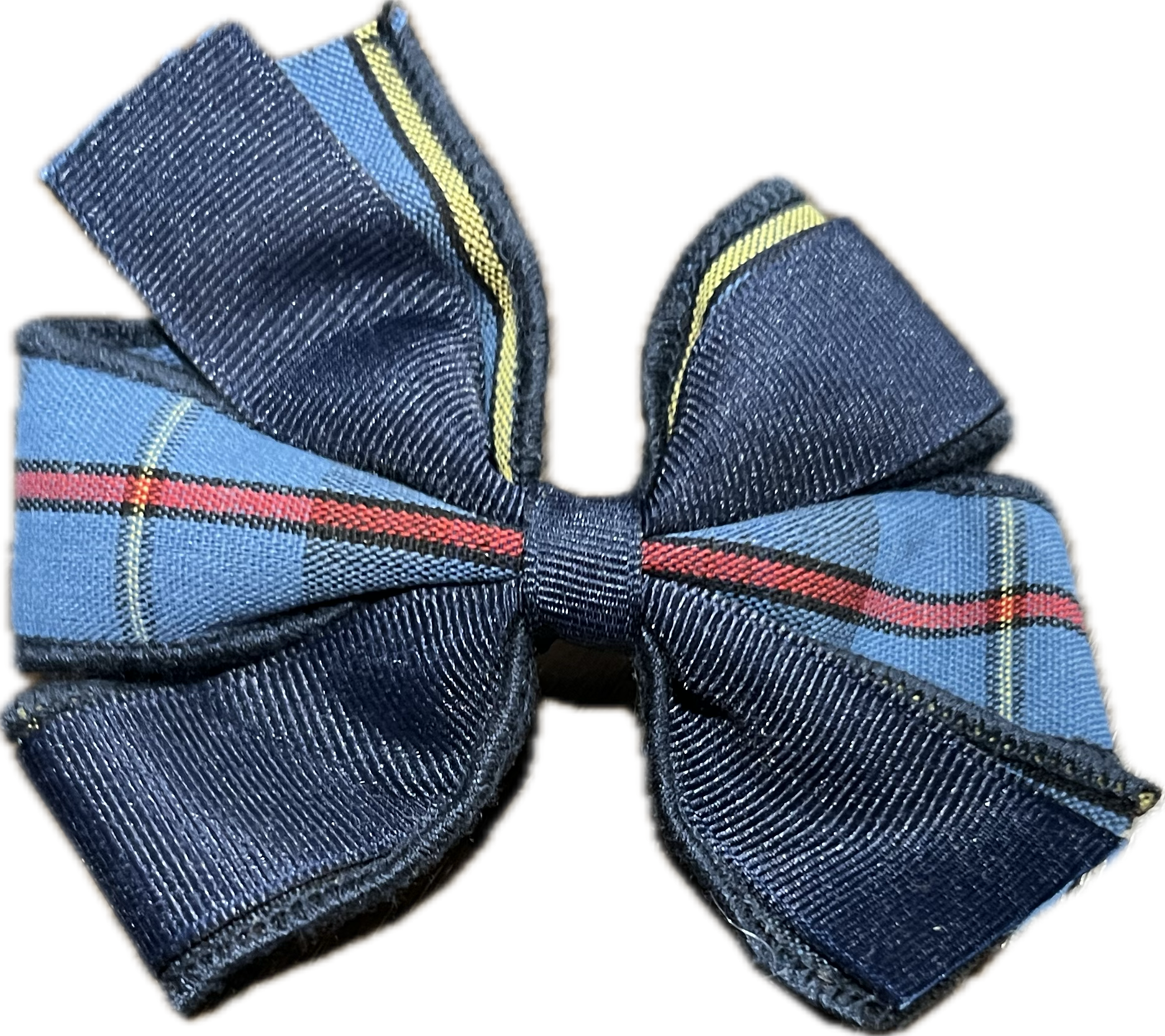 Plaid 41 Bow with Ribbon