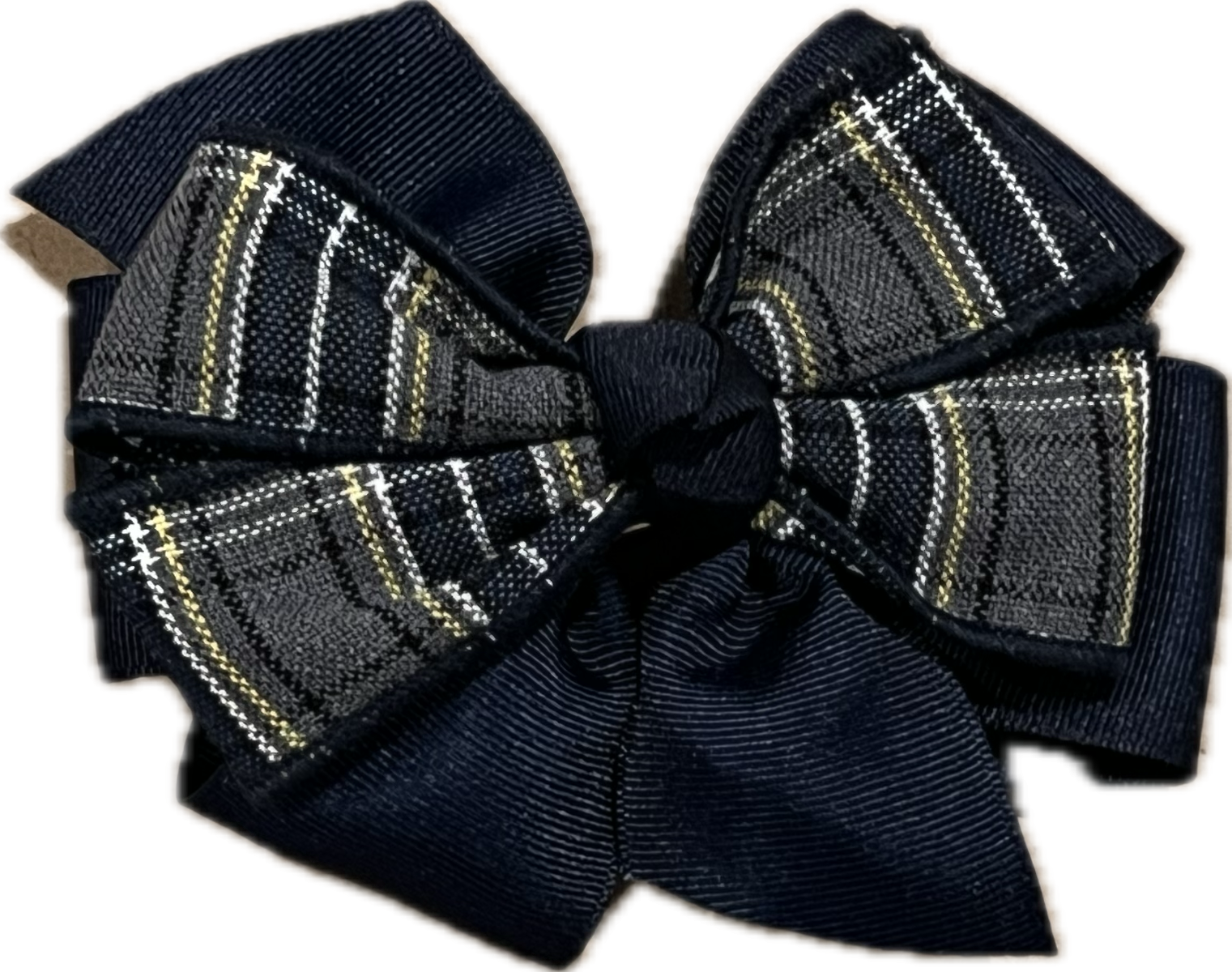 Plaid 42 Bow with Ribbon