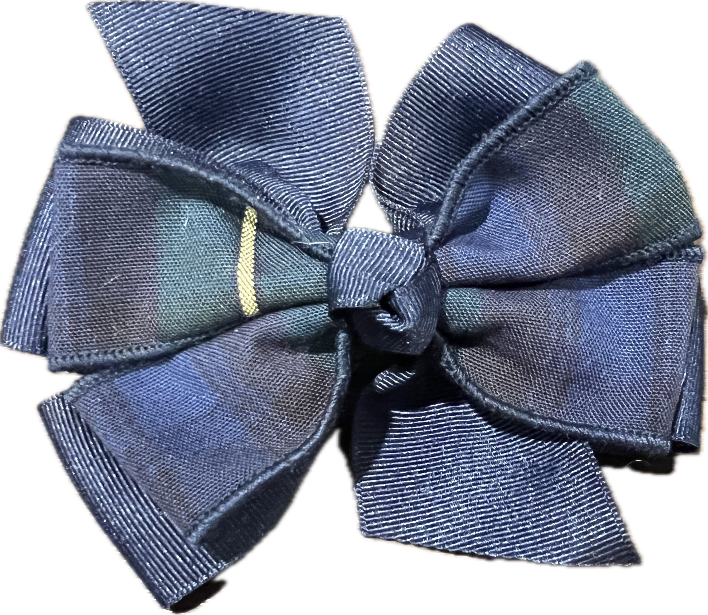 Plaid 55 Bow with Ribbon