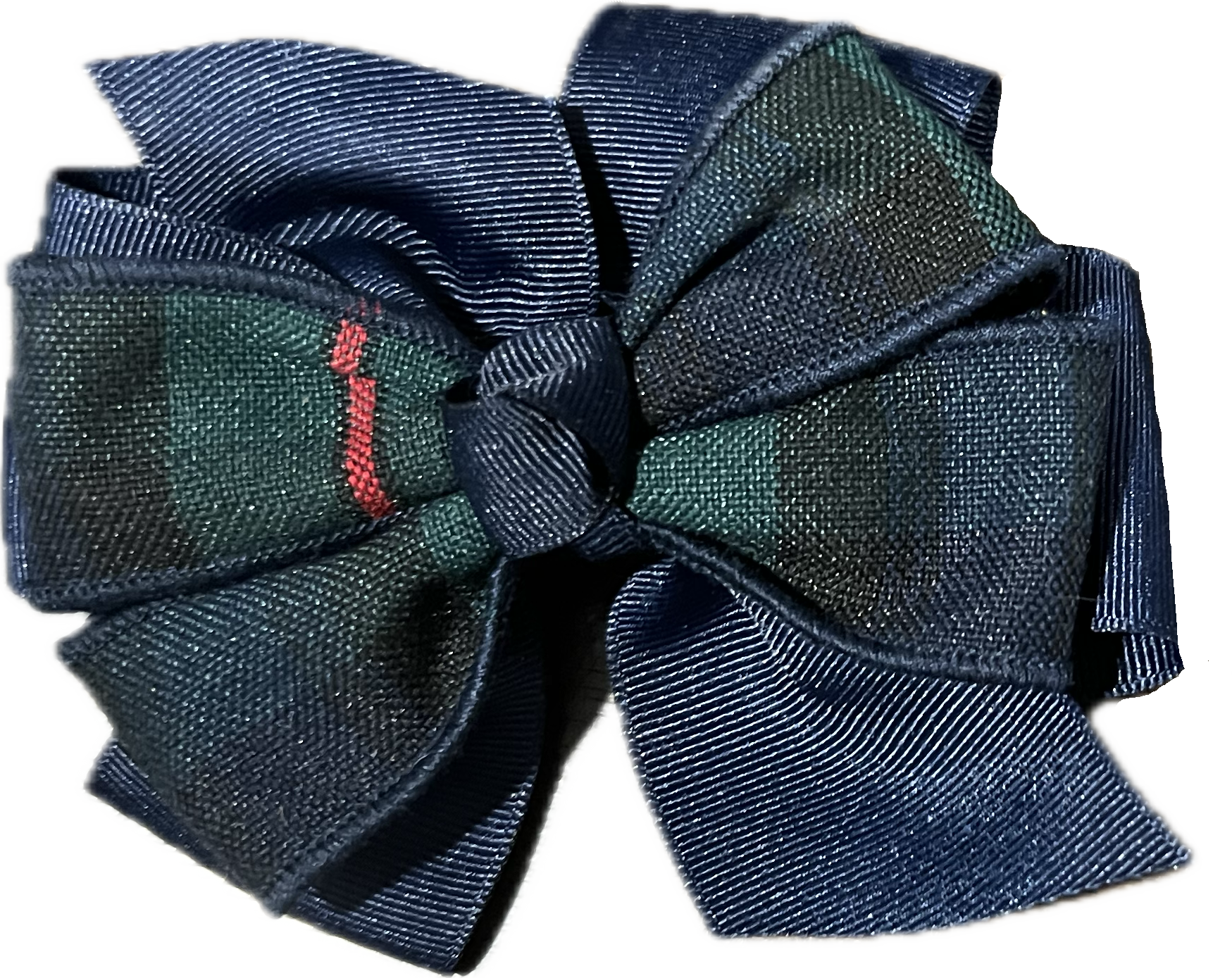 Plaid 83 Bow with Ribbon