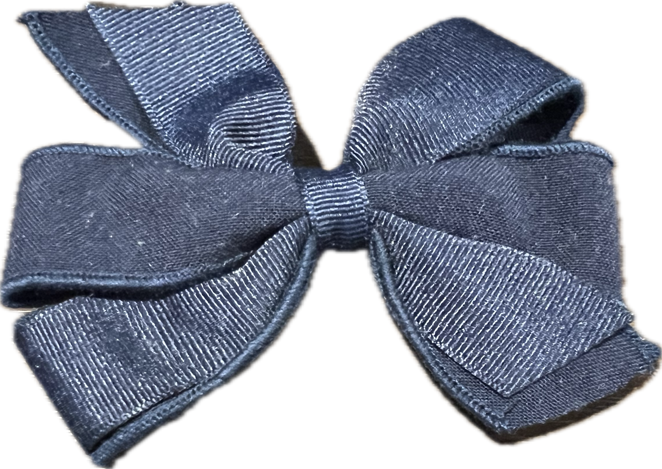 Navy Ribbon Bow