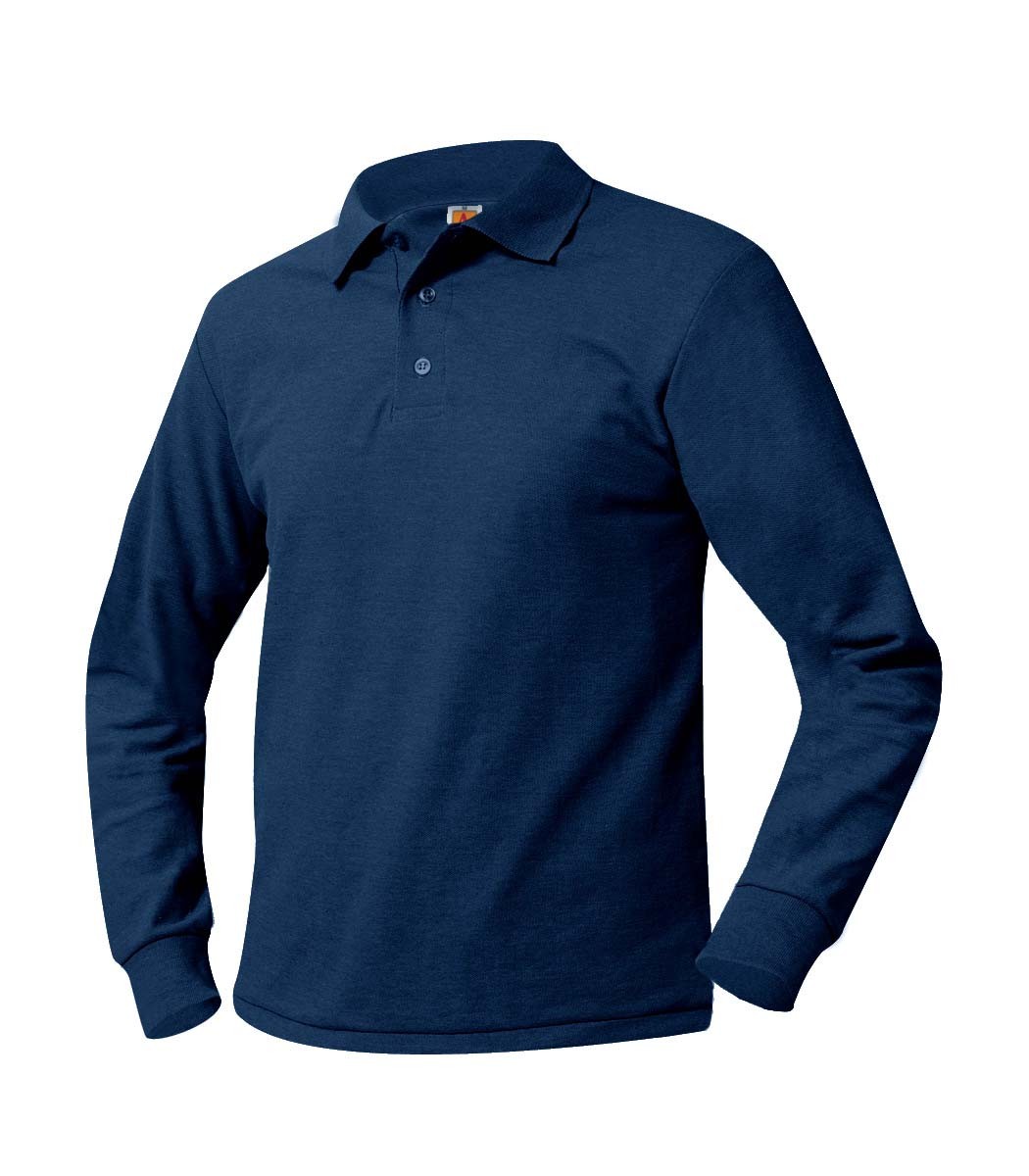 OLS Navy Long Sleeve Polo w/ Logo *Girls Only