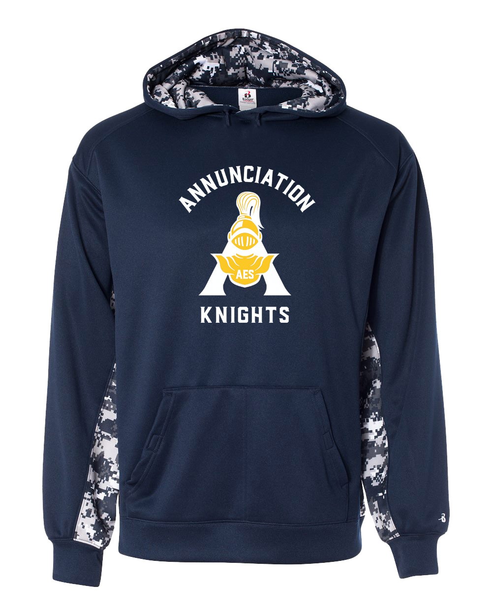 ANN Spirit Digital Color Block Hoodie w/ Large AES Logo - Please Allow 2-3 Weeks for Delivery