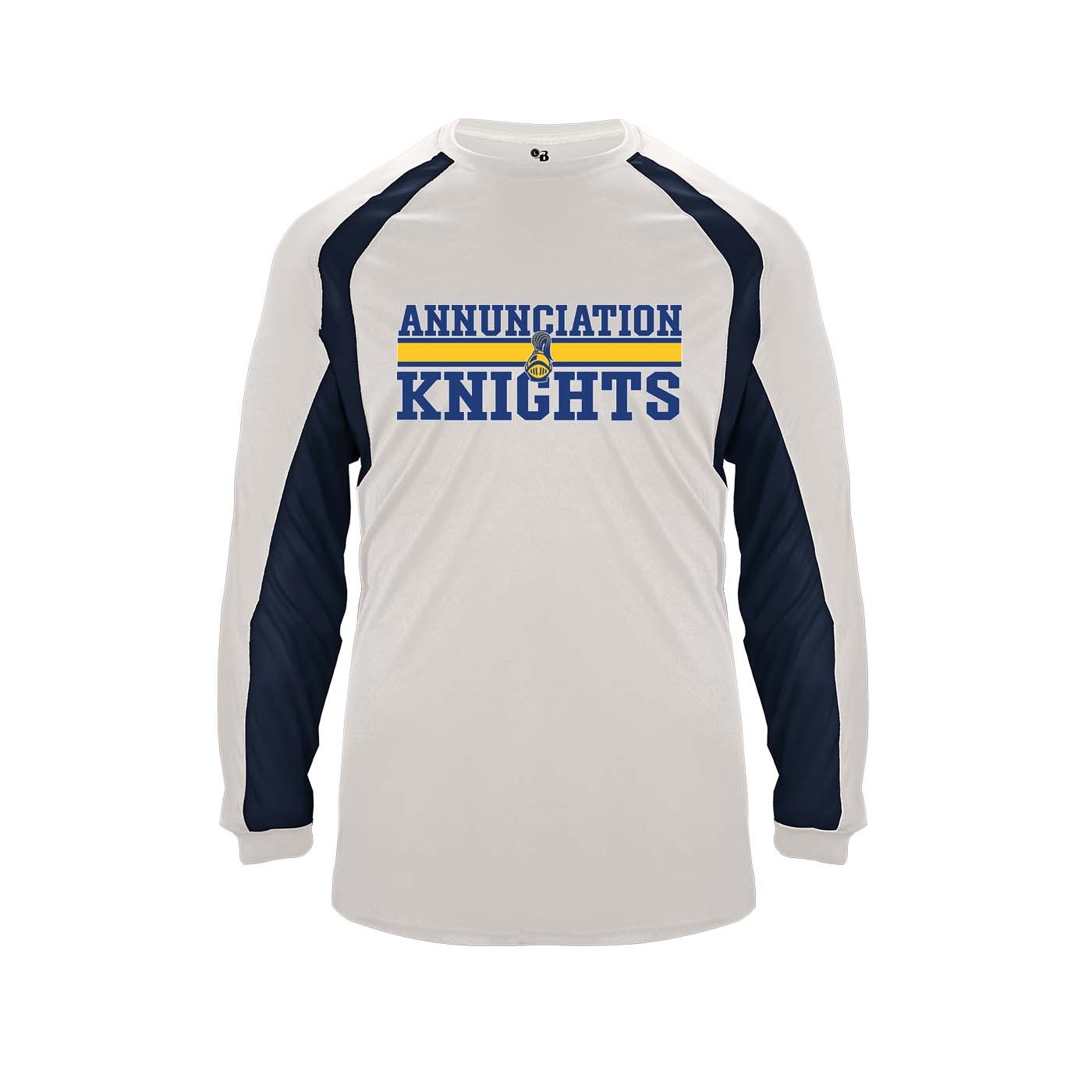 ANN Spirit Hook L/S T-Shirt w/ Annunciation Knights Logo - Please Allow 2-3 Weeks for Delivery