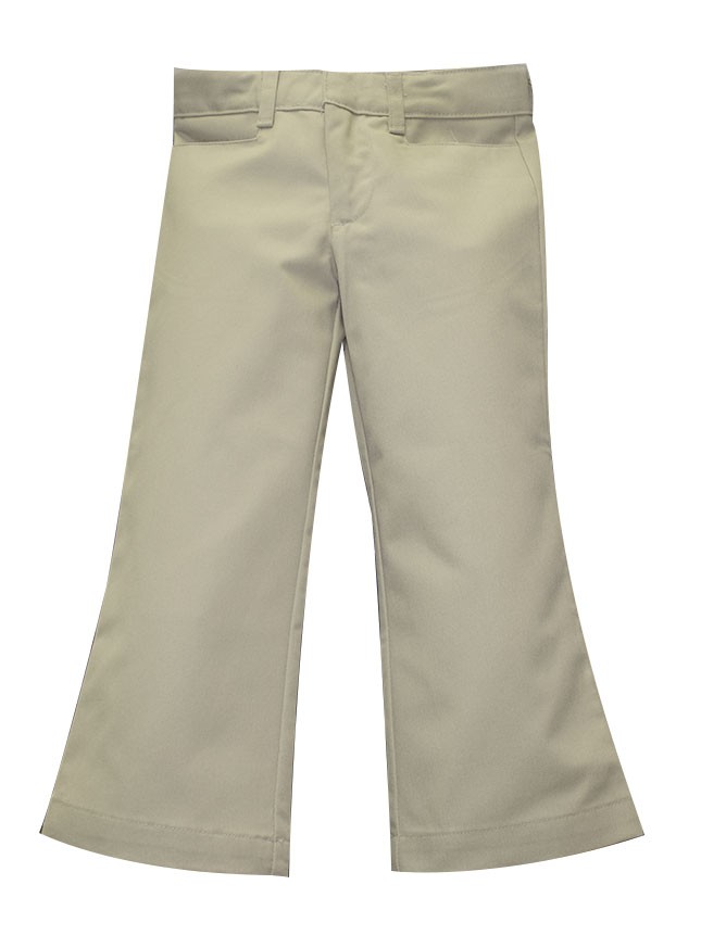Women's Junior Khaki Flat Front Pants