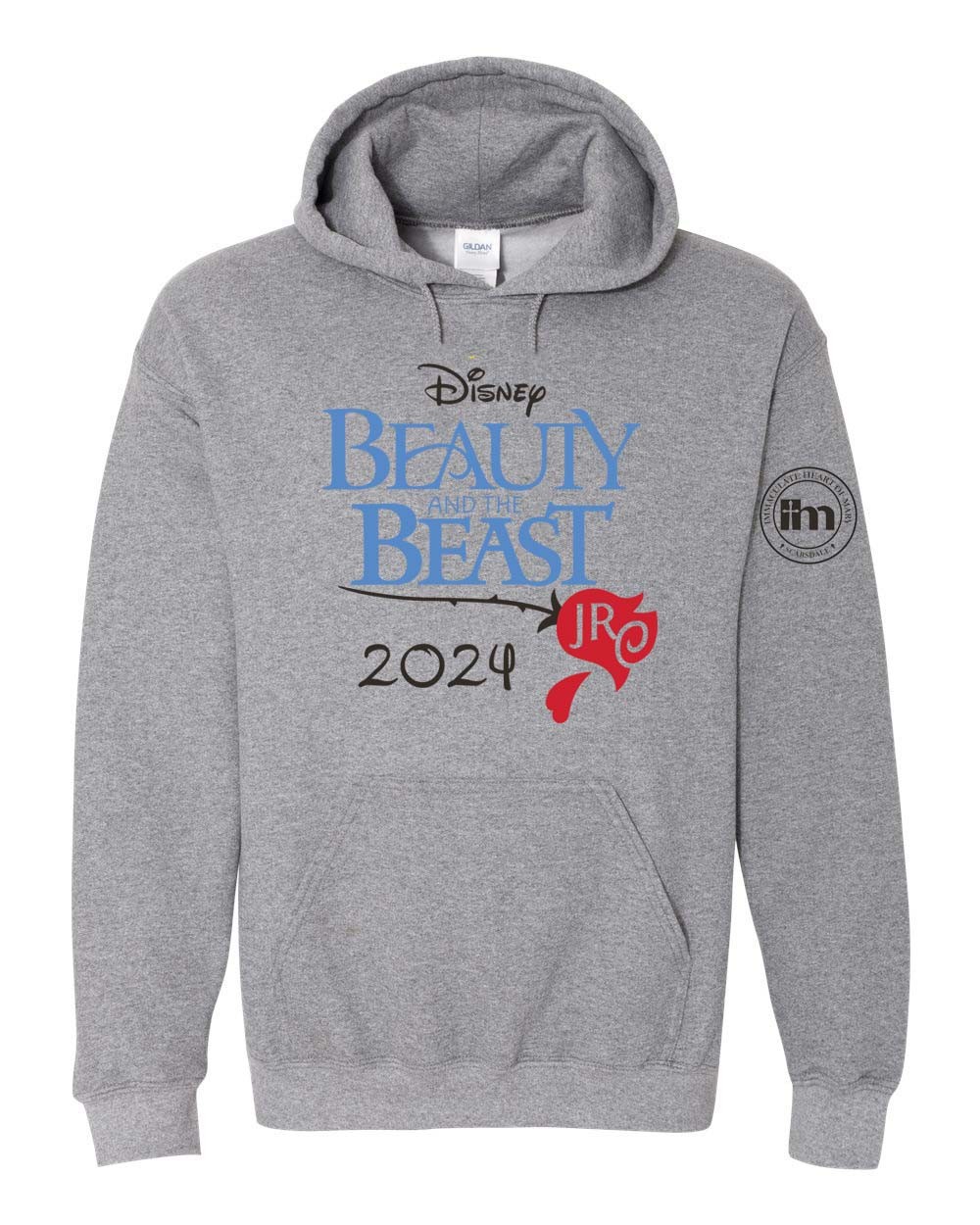 IHM Beauty and the Beast Pullover Hoodie w/ Logo - Please Allow 2-3 Weeks for Delivery
