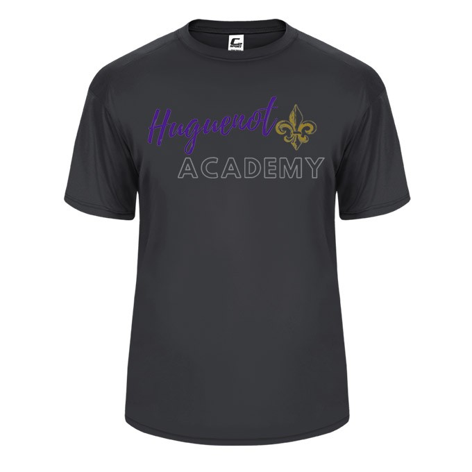 HA Spirit S/S Performance T-shirt w/ Huguenot's Logo - Please Allow 2-3 Weeks for Delivery
