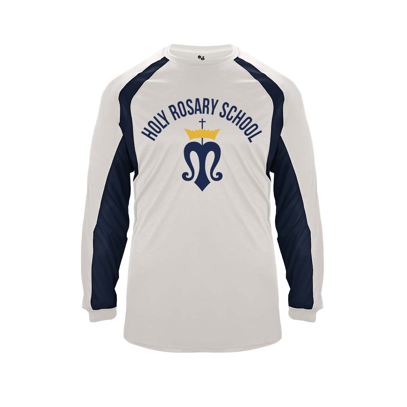 HRS Spirit Hook L/S T-Shirt w/ Navy Logo - Please Allow 2-3 Weeks for Delivery