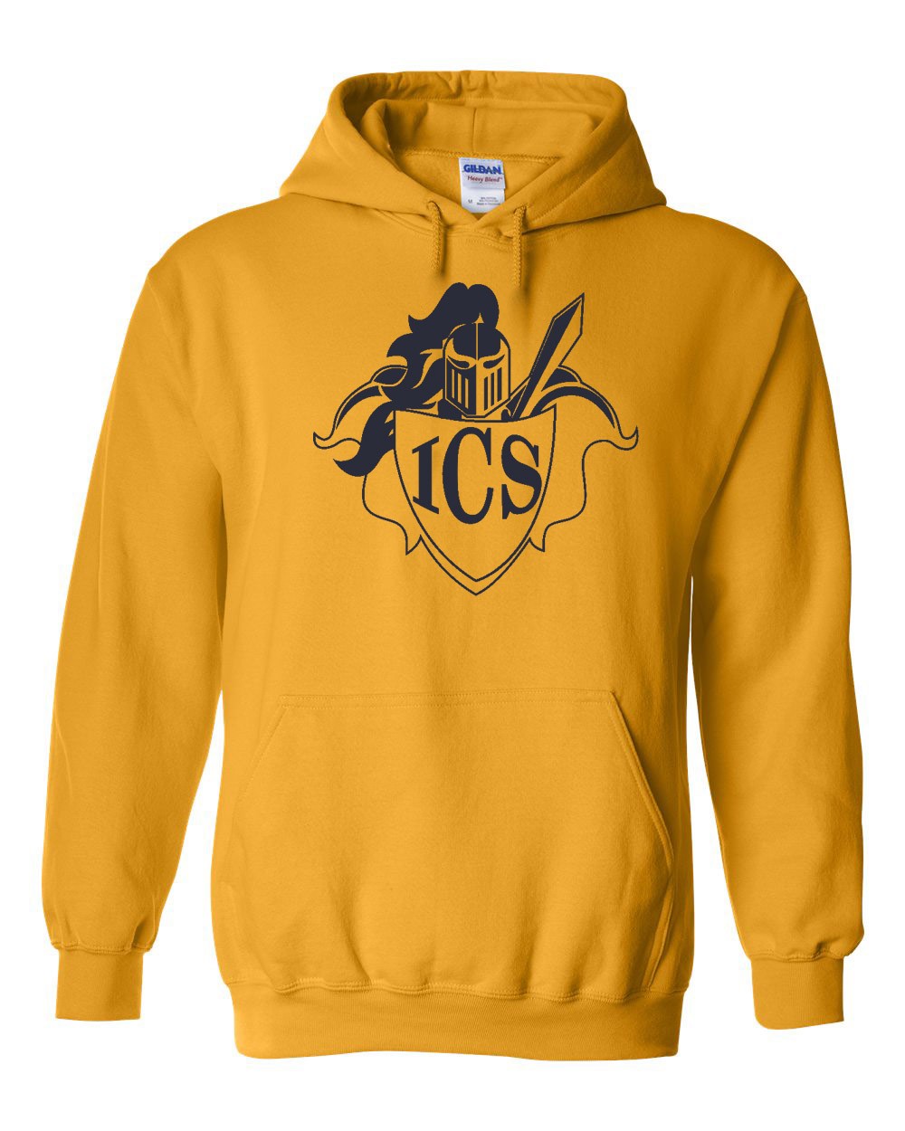 ICS Spirit Pullover Hoodie w/ Navy Logo - Please allow 2-3 Weeks for Delivery