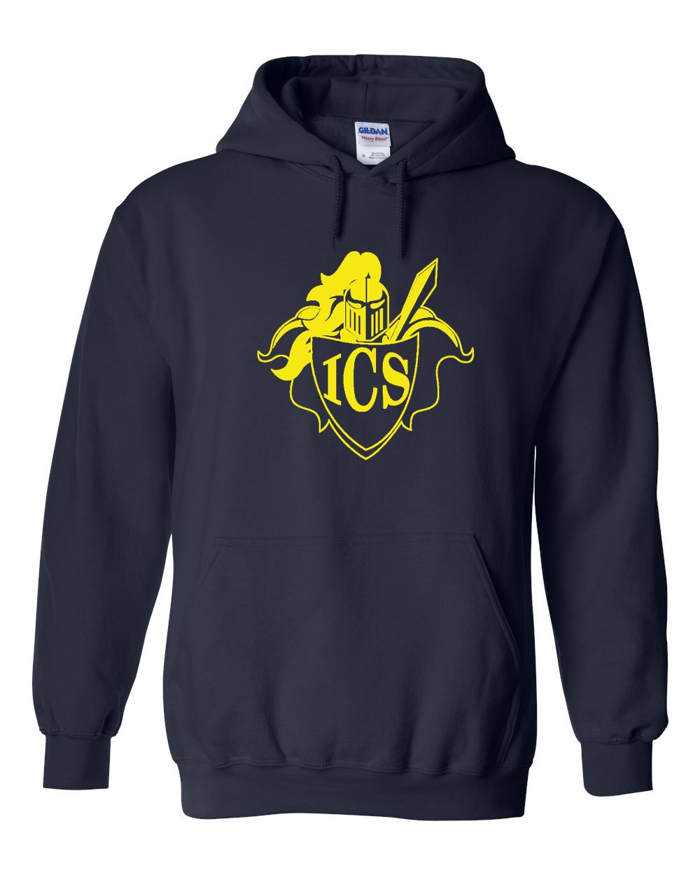 ICS Spirit Pullover Hoodie w/ Yellow Logo #26