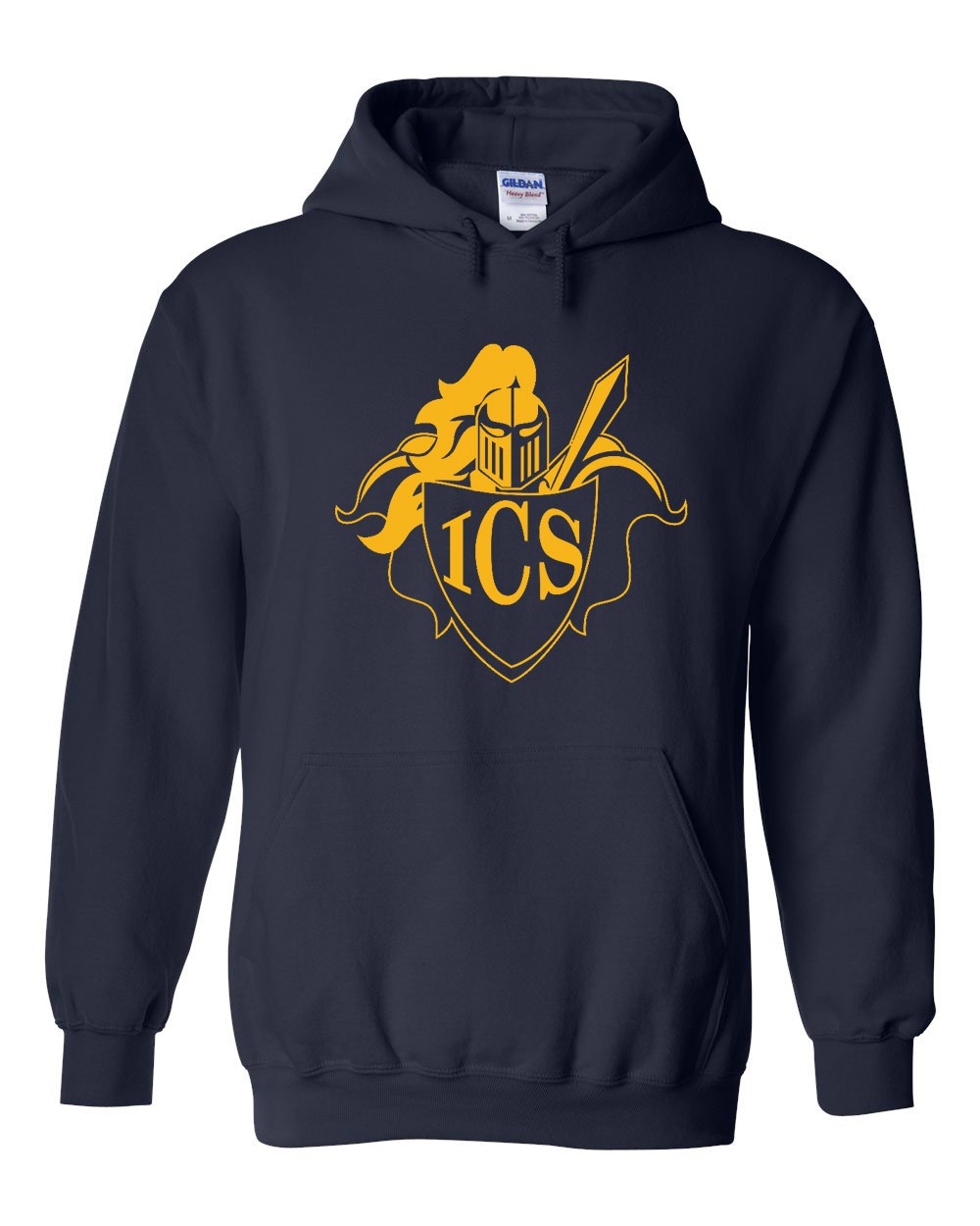 ICS Staff Pullover Hoodie w/ Gold Logo #F21