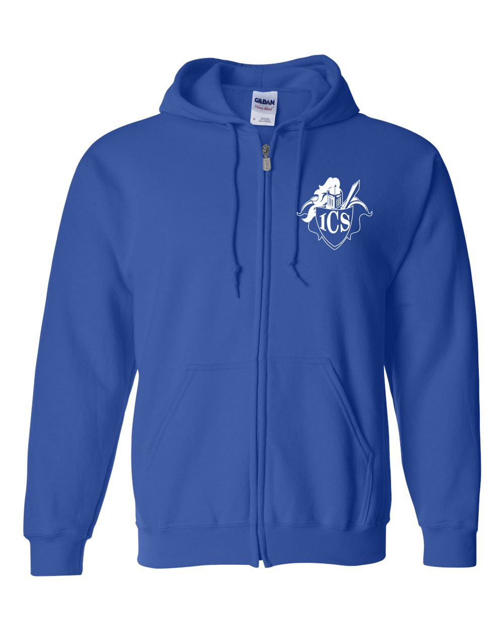 ICS Spirit Zipper Hoodie w/ White Logo - Please allow 2-3 Weeks for Delivery