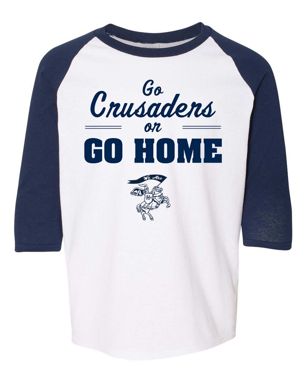 IHM Spirit 3/4 Sleeve T-Shirt w/ Crusader Logo - Please Allow 2-3 Weeks for Delivery