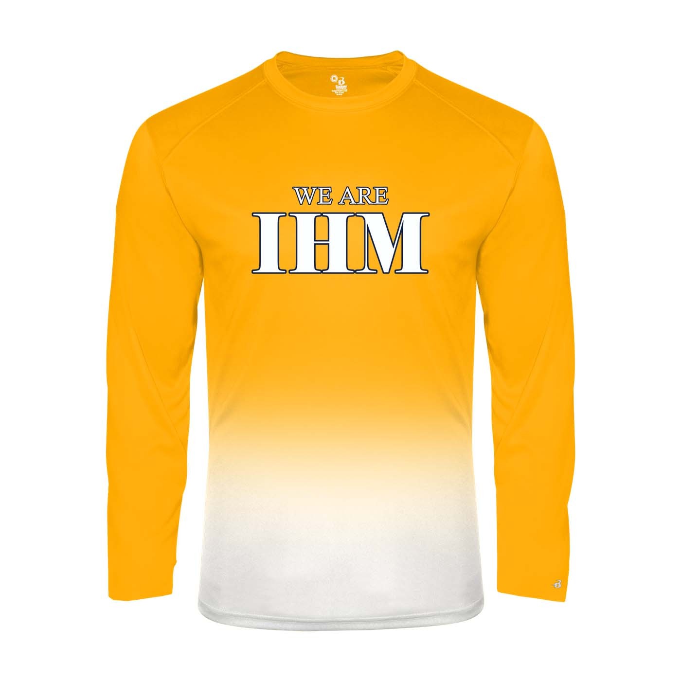 IHM Ombre L/S Spirit T-Shirt w/ We Are IHM Logo - Please Allow 2-3 Weeks for Delivery