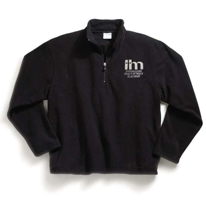 IHM Spirit Half-Zip Micro Fleece w/ School Logo #28- Please Allow 3-4 Weeks for Fulfillment