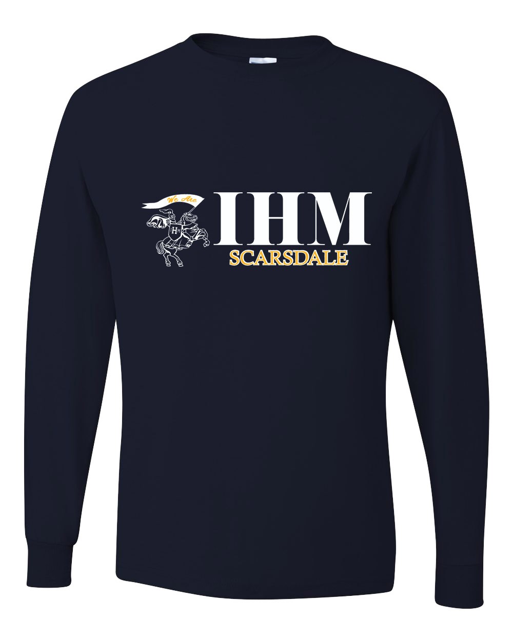 IHM Spirit L/S T-Shirt w/ White Knight Logo - Please Allow 2-3 Weeks for Delivery