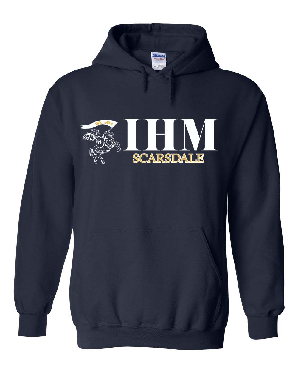 IHM Spirit Hoodie w/ White Knight Logo - Please allow 2-3 Weeks for Delivery