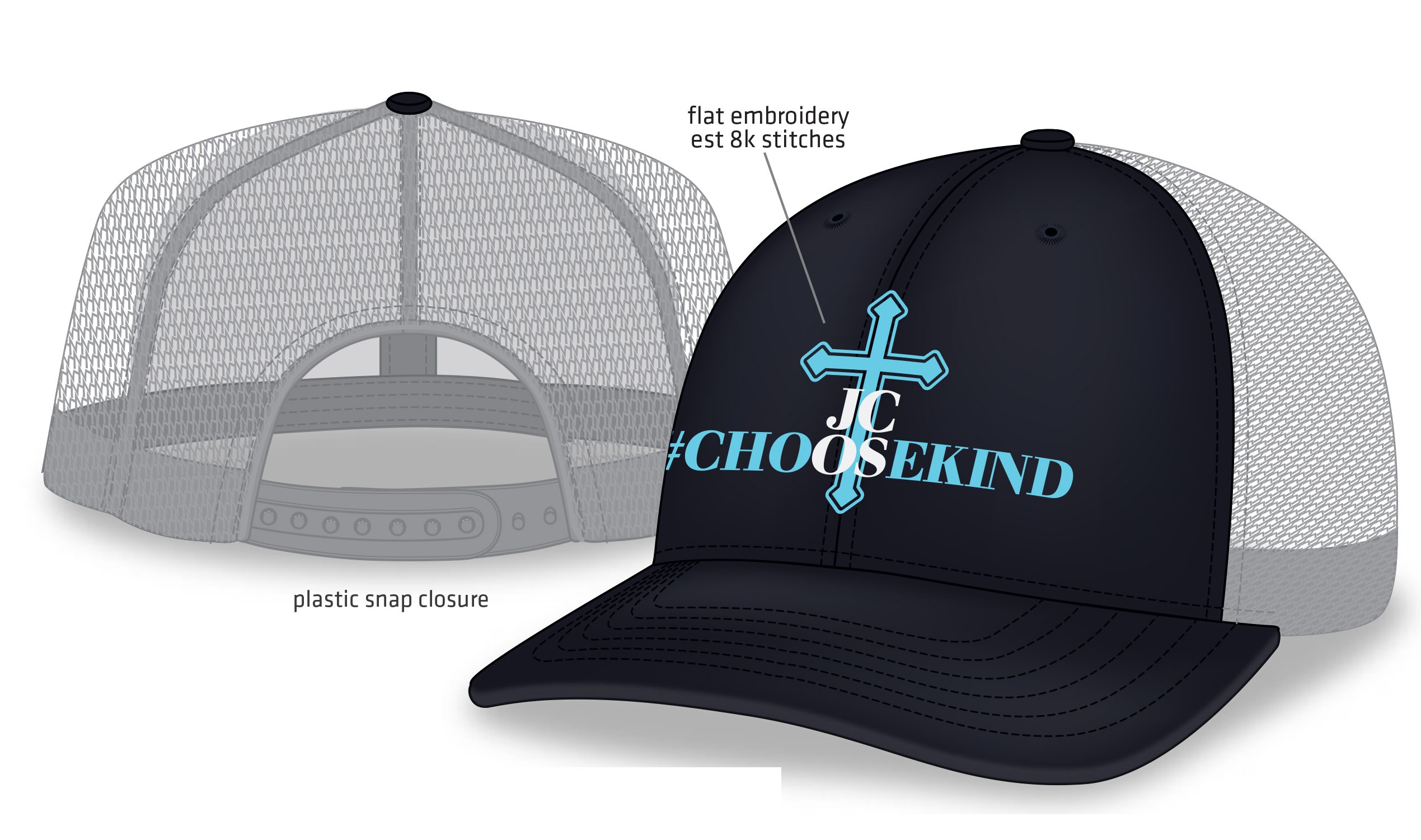Spirit JCOS Baseball Cap w/ Kindness Logo - Please Allow 2-3 Weeks For Delivery 