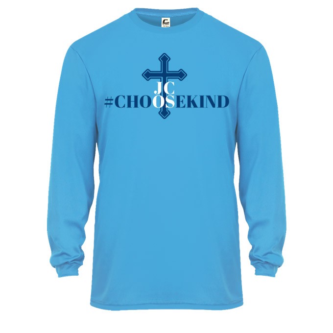 JCOS Staff L/S Performance T-Shirt w/ Choose Kindness Logo #F37 - Please Allow 3-4 Weeks for Delivery