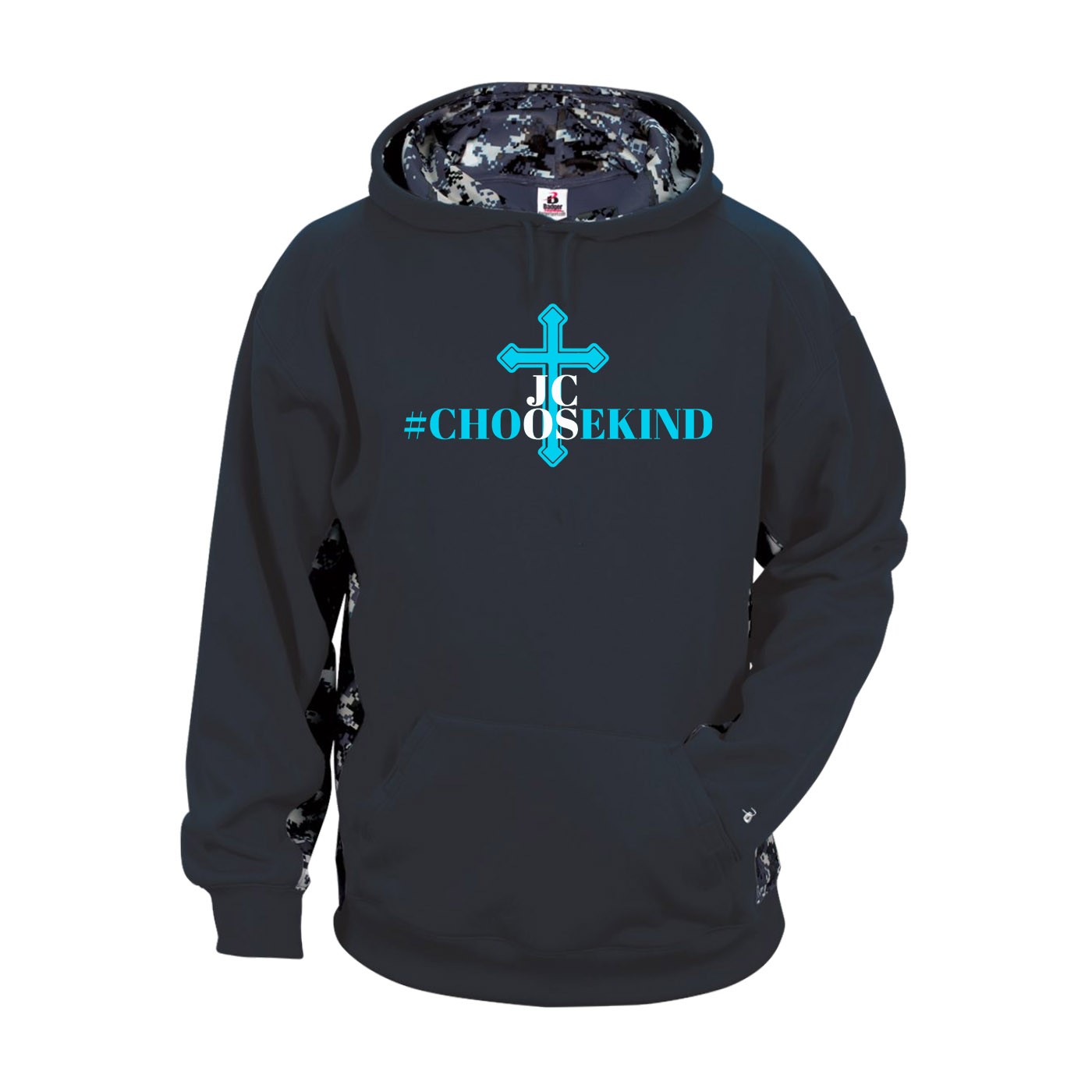JCOS Spirit Digital Color Block Hoodie w/ Choose Kind Logo #33 - Please Allow 3-4 Weeks for Fulfillment