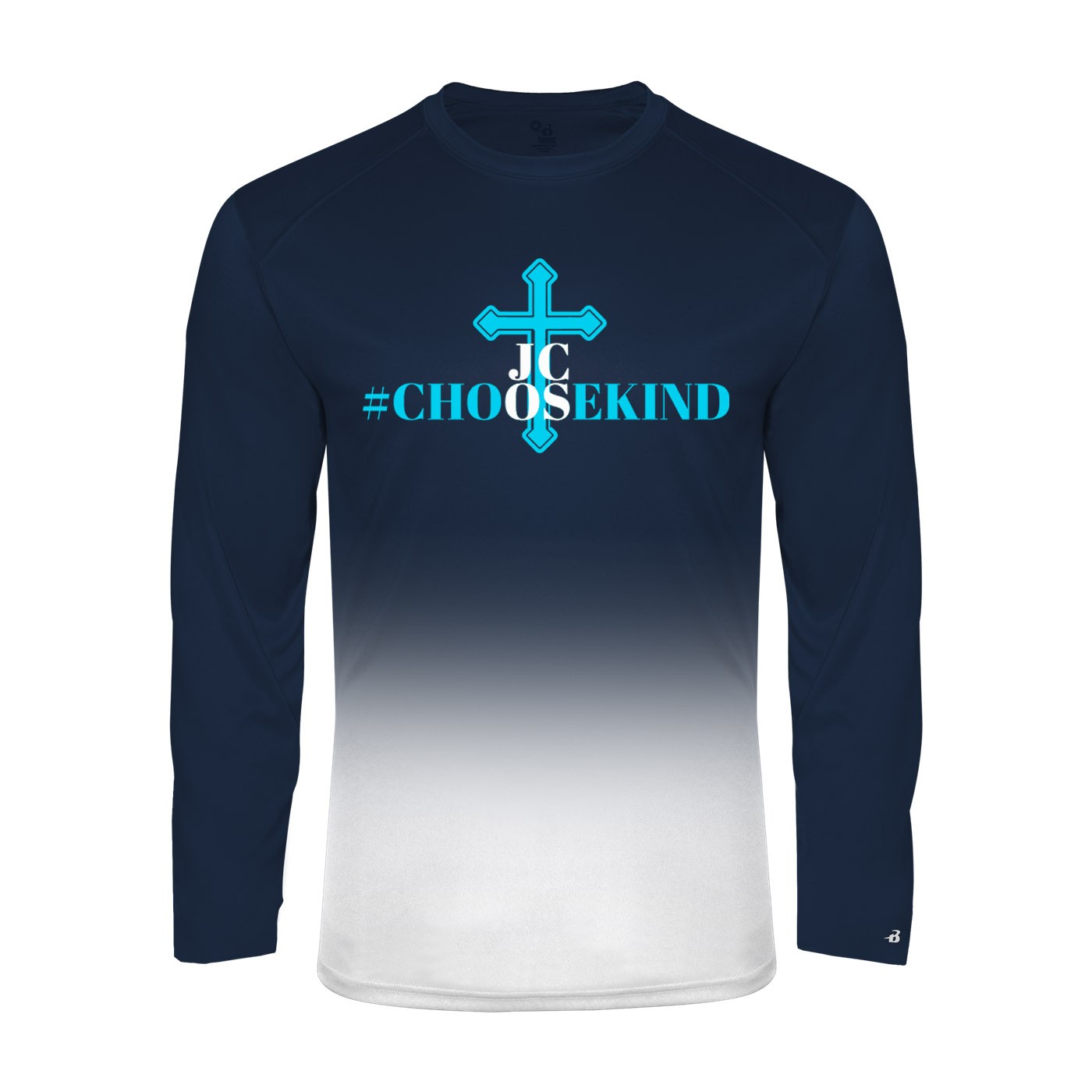 JCOS Spirit Ombre L/S T-Shirt w/ Choose Kindness Logo - Please Allow 2-3 Weeks for Delivery
