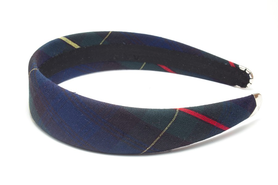 Plaid-55 Metal Tipped Headband