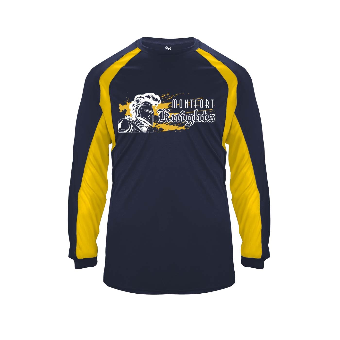 MONTFORT Spirit Hook L/S T-Shirt w/ White Knight Logo - Please Allow 2-3 Weeks for Delivery