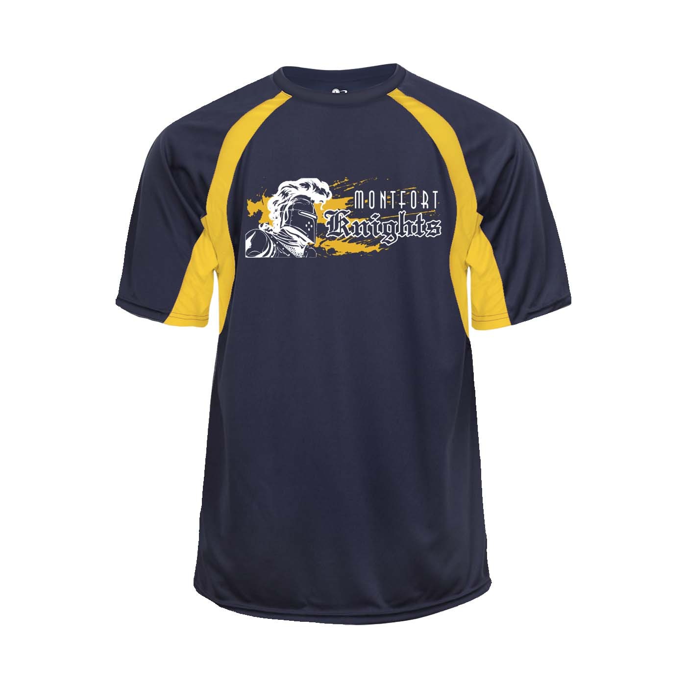 MONTFORT Spirit Hook S/S T-Shirt w/ White Knight Logo - Please Allow 2-3 Weeks for Delivery