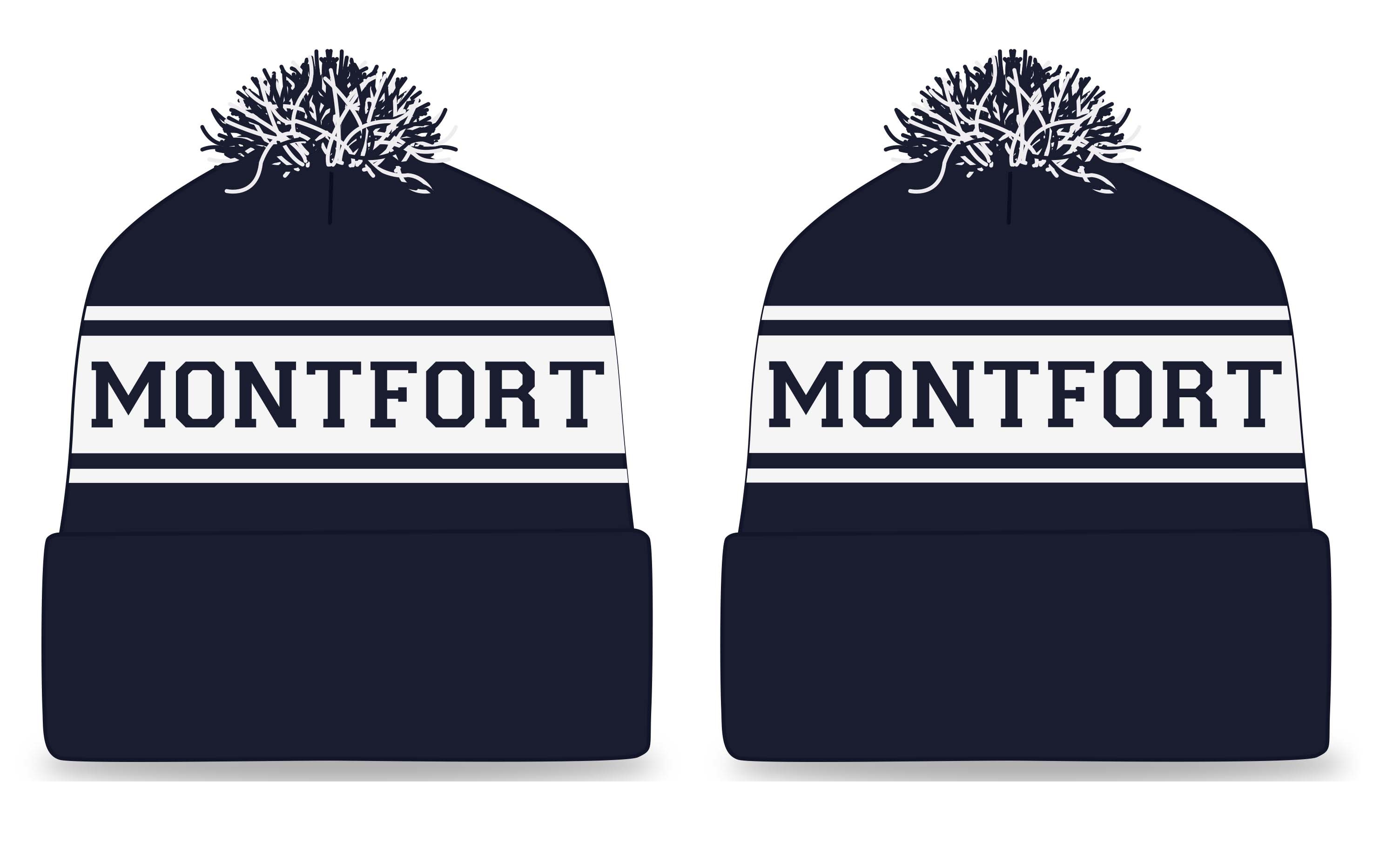Montfort Knit Cap w/ Logo - Please Allow 4-6 Weeks For Delivery 