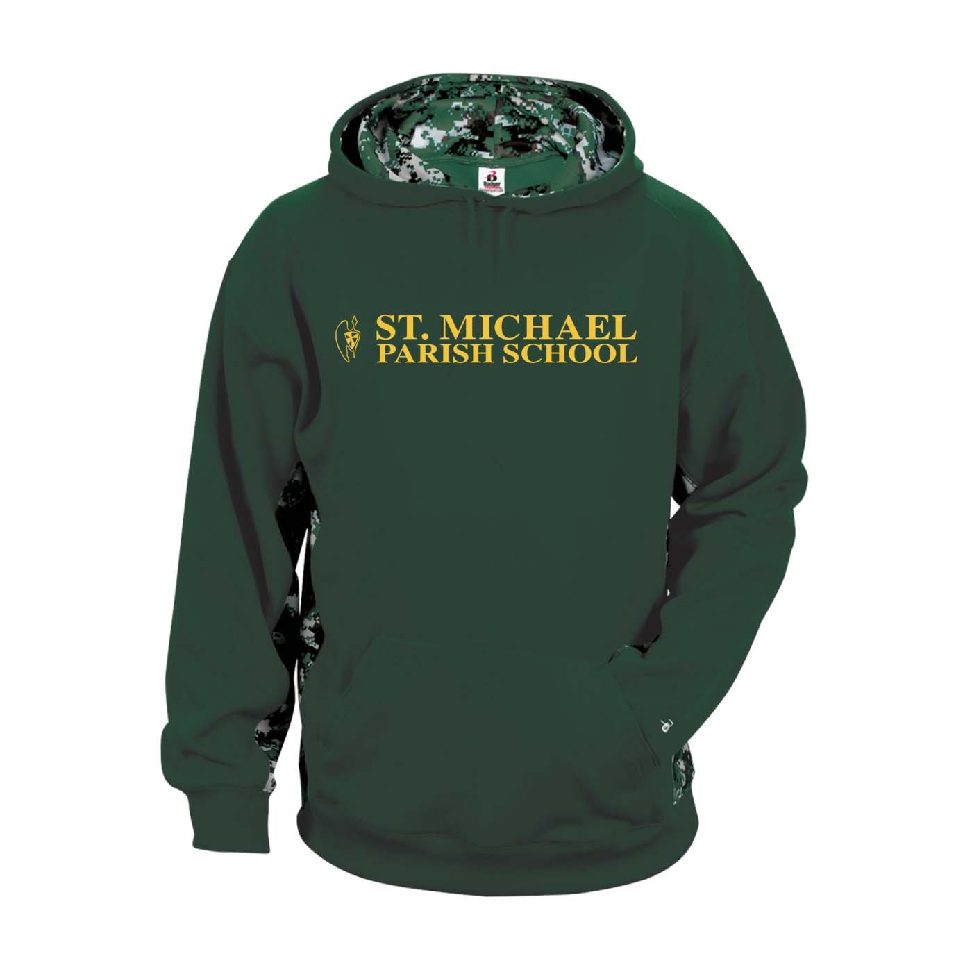SMSU Spirit Digital Color Block Hoodie w/ Gold Logo #19 - Please Allow 3-4 Weeks for Delivery
