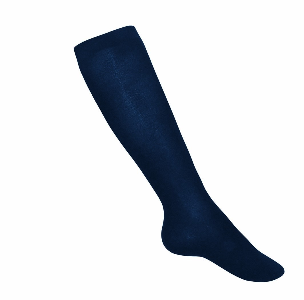SPS Girls' 3-Pack Navy Cable Knee-Highs