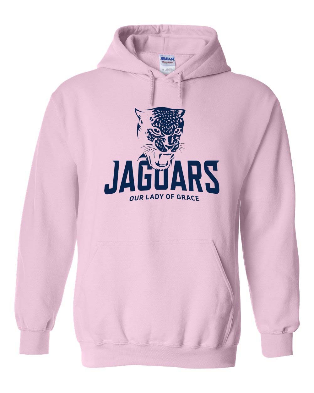 OLG Spirit Pullover Hoodie w/ Navy Logo - Please allow 2-3 Weeks for Delivery