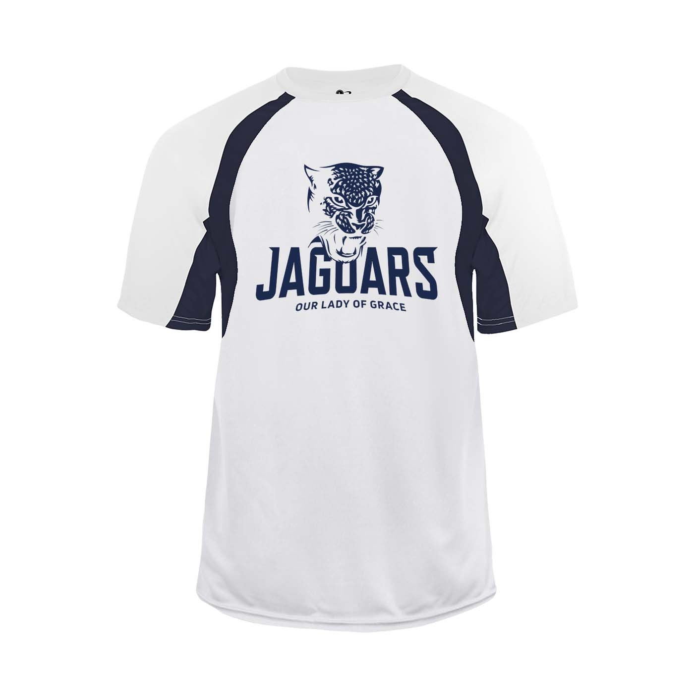 OLG Staff Hook S/S T-Shirt w/ Navy Logo #F8 - Please Allow 3-4 Weeks for Delivery