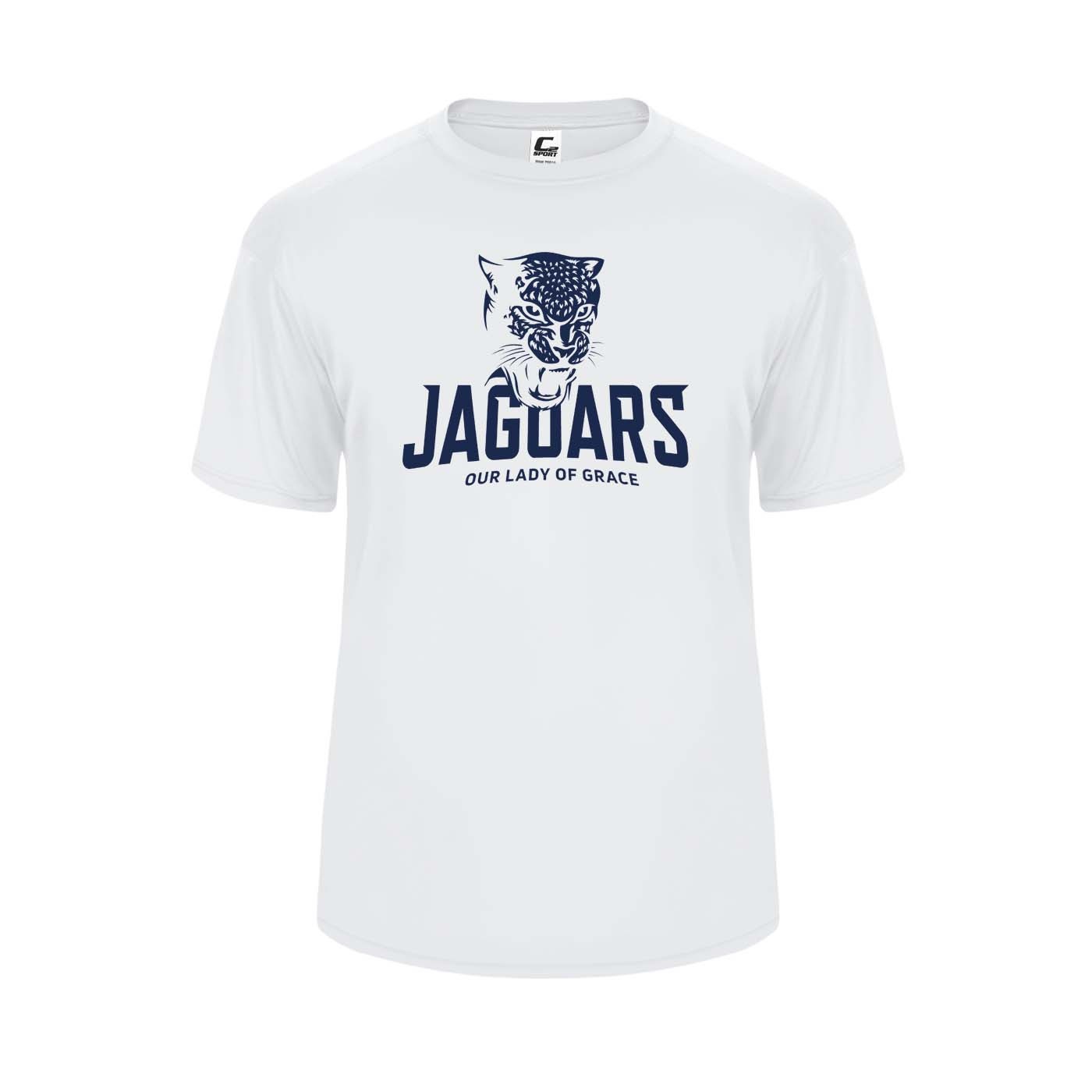 OLG Spirit S/S Performance T-Shirt w/ Navy Logo - Please Allow 2-3 Weeks for Delivery