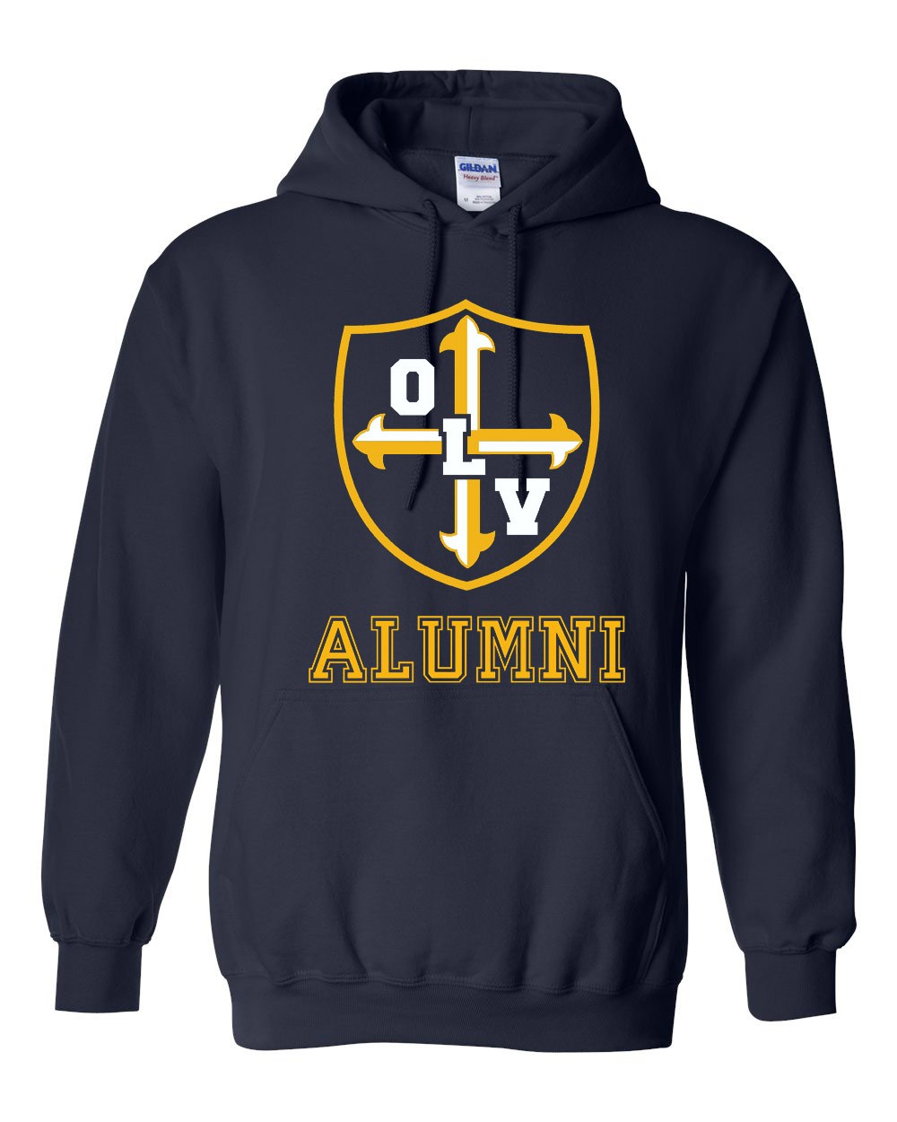 OLV Spirit Pullover Hoodie w/ Alumni Logo - Please Allow 2-3 Weeks for Delivery