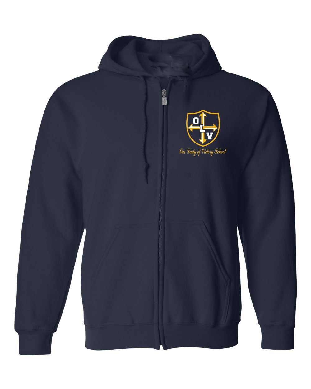 OLV Class of 2024 Zipper Hoodie w/ Logo - Please Allow 2-3 Weeks for Delivery