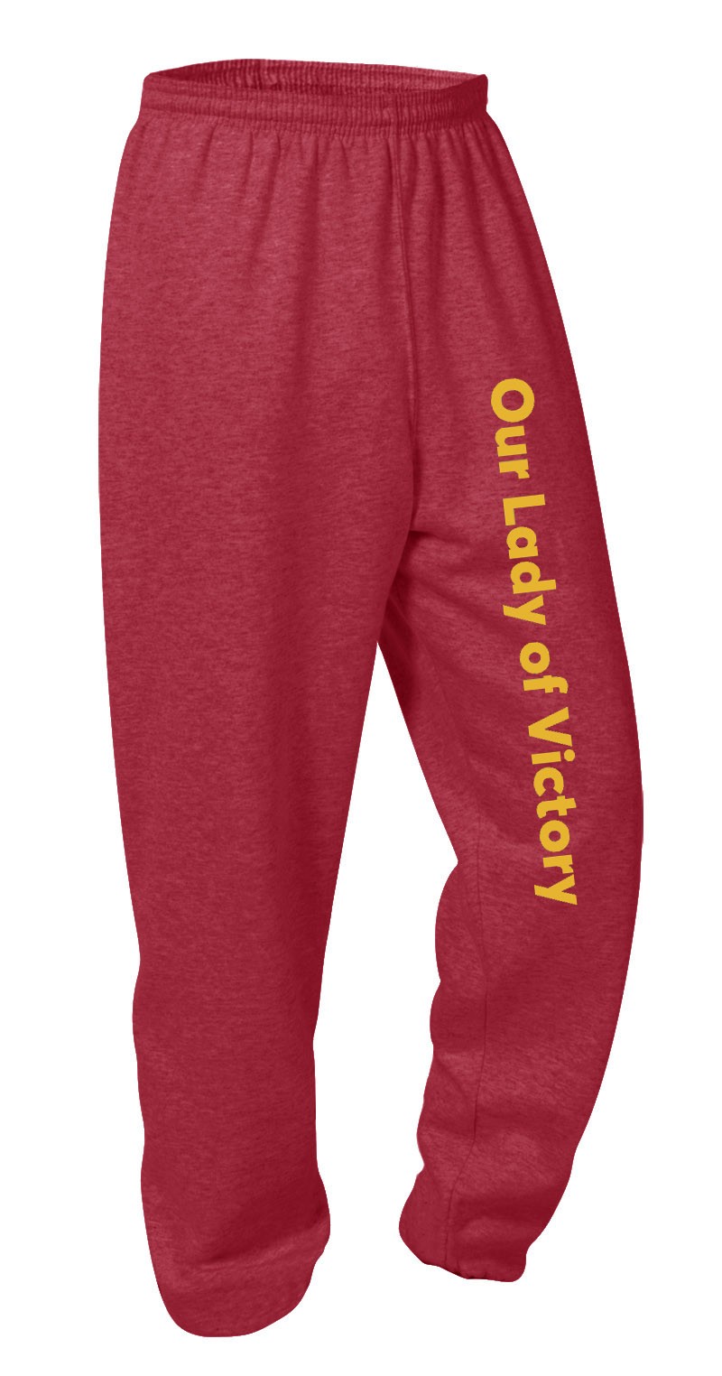 OLV Spirit Sweat Pants w/Logo - Please Allow 2-3 Weeks for Delivery