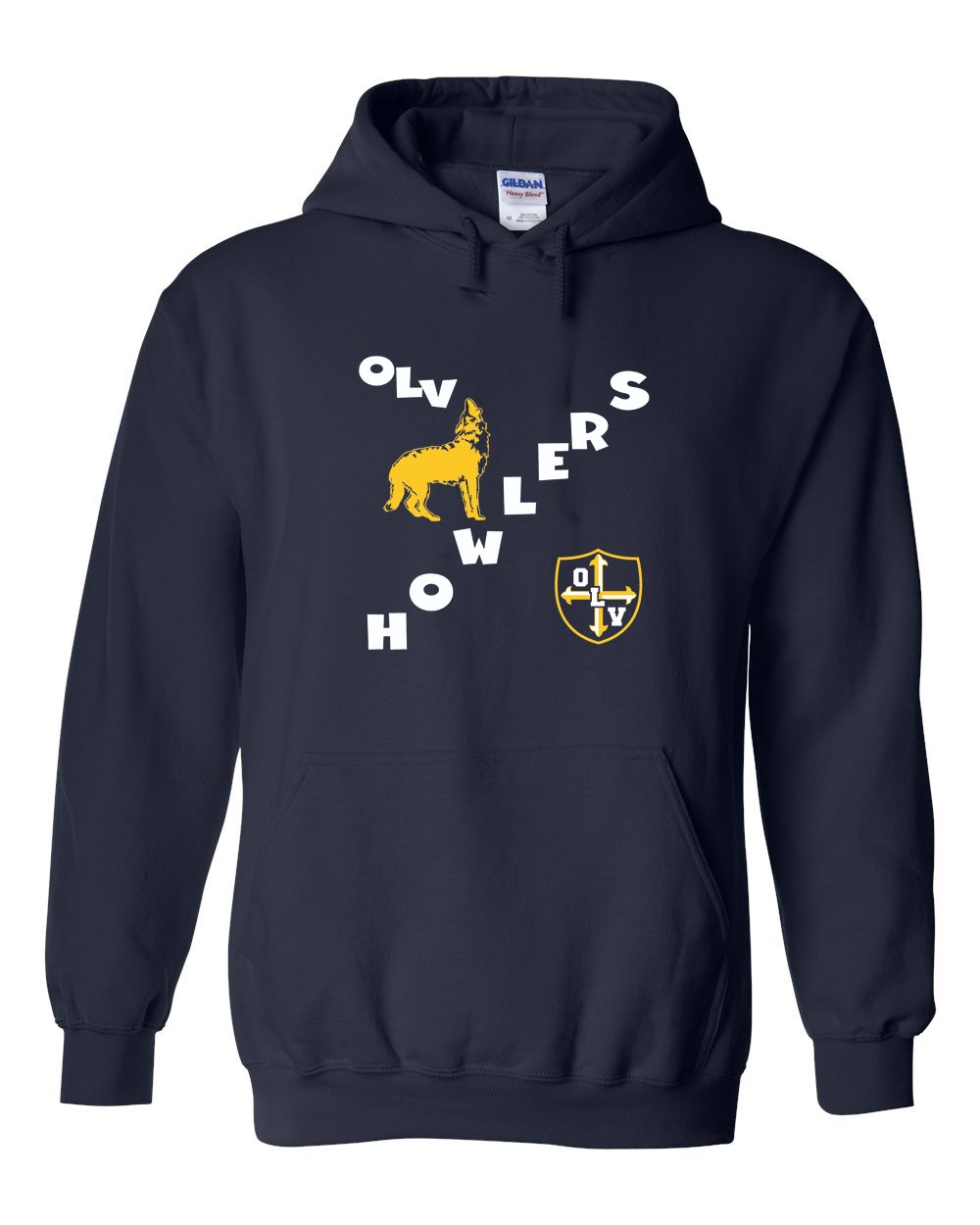 OLV Spirit Pullover Hoodie w/ Howler Logo - Please Allow 2-3 Weeks for Delivery