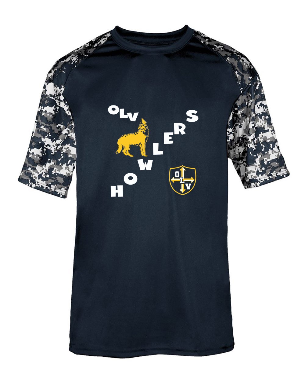 OLV S/S Spirit Digital Camo T-Shirt w/ Howler Logo - Please Allow 2-3 Weeks for Delivery