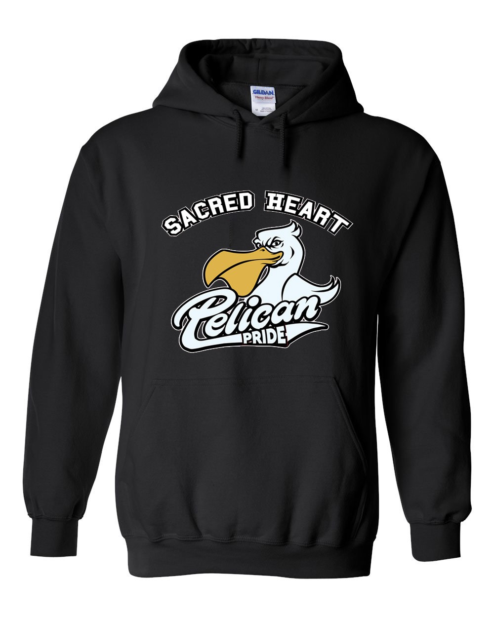 SHS Pelican Pride Spirit Pullover Hoodie w/ Logo - Please Allow 2-3 Weeks for Delivery