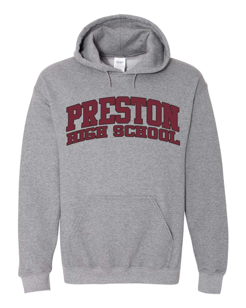 PHS Staff Hoodie w/ Maroon Logo - Please allow 2-3 Weeks for Delivery