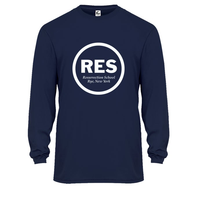 STAFF Resurrection L/S Performance T-Shirt w/ Full Front White Logo - Please Allow 2-3 Weeks for Delivery