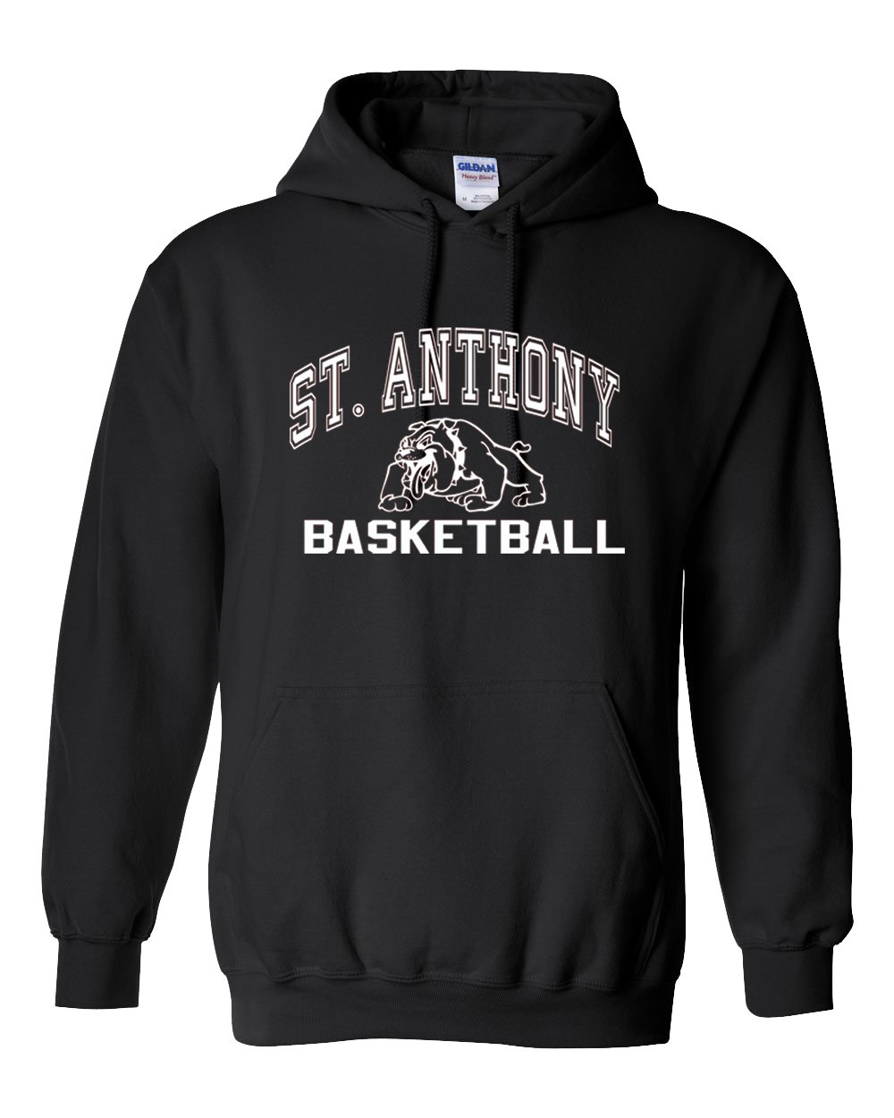 SAS Black Basketball Team Hoodie w/Logo & Name/Number - Please Allow 2-3 Weeks For Delivery 