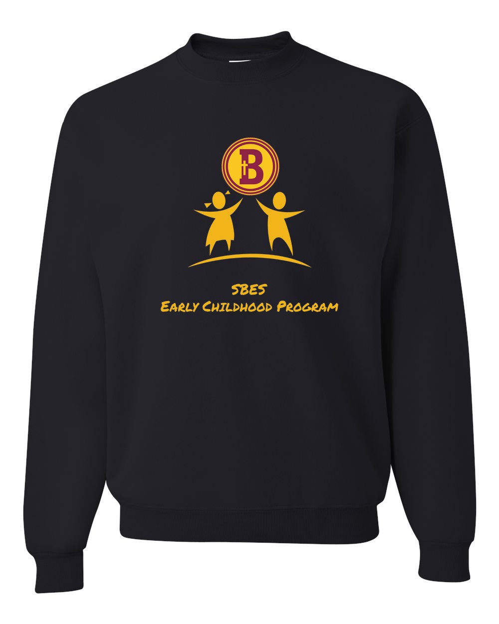 SBES Black Gym Sweatshirt w/ School Logo