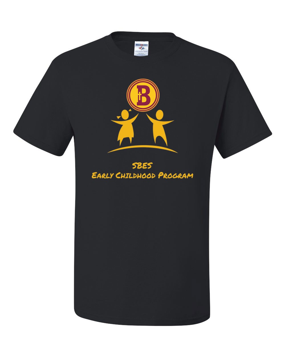SBES Black S/S Gym T-Shirt w/ School Logo